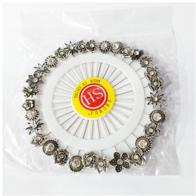 Picture of 10 Pieces Metal Hijab Pin for WomenSilver