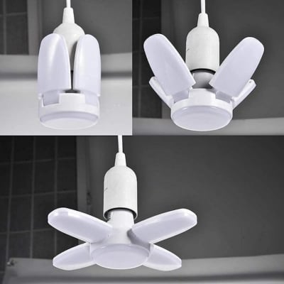 Picture of Foldable Fan Blade LED Light Bulb – Pin SystemWhite