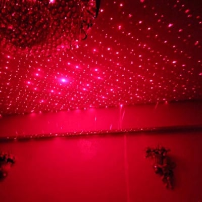 Picture of Roof Projection Light USB Portable Star Night Light Adjustable LED Galaxy Atmosphere Light Interior Ceiling Projector - LightMulticolor