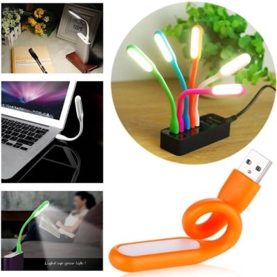 Picture of Mini USB Light Portable Flexible For Laptop Powerbank Desktop-1pcsMulticolor