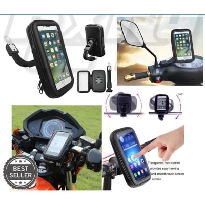 Picture of Universal Smartphone Waterproof Motorbike & Bicycle Mount Mobile Cell Phone HolderMulticolor