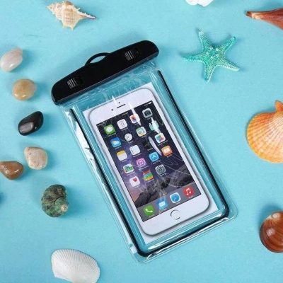 Picture of Waterproof Phone Pouch Drift Diving Swimming Bag Underwater Dry Bag Case Cover For Phone Water Sports Beach Pool Skiing 6 inchMulticolor