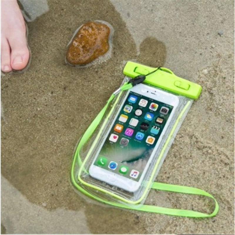 Picture of Waterproof Phone Pouch Drift Diving Swimming Bag Underwater Dry Bag Case Cover For Phone Water Sports Beach Pool Skiing 6 inchMulticolor