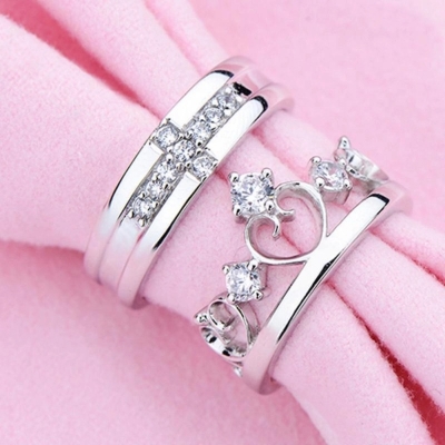 Picture of Couple Finger Ring / Love Promise Finger RingMulticolor