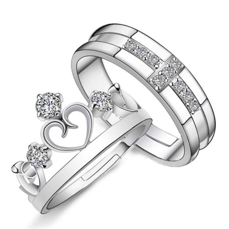 Picture of Couple Finger Ring / Love Promise Finger RingMulticolor