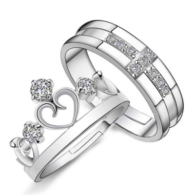 Picture of Couple Finger Ring / Love Promise Finger RingMulticolor