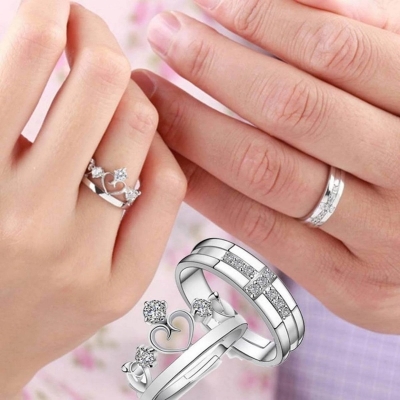 Picture of Couple Finger Ring / Love Promise Finger RingMulticolor
