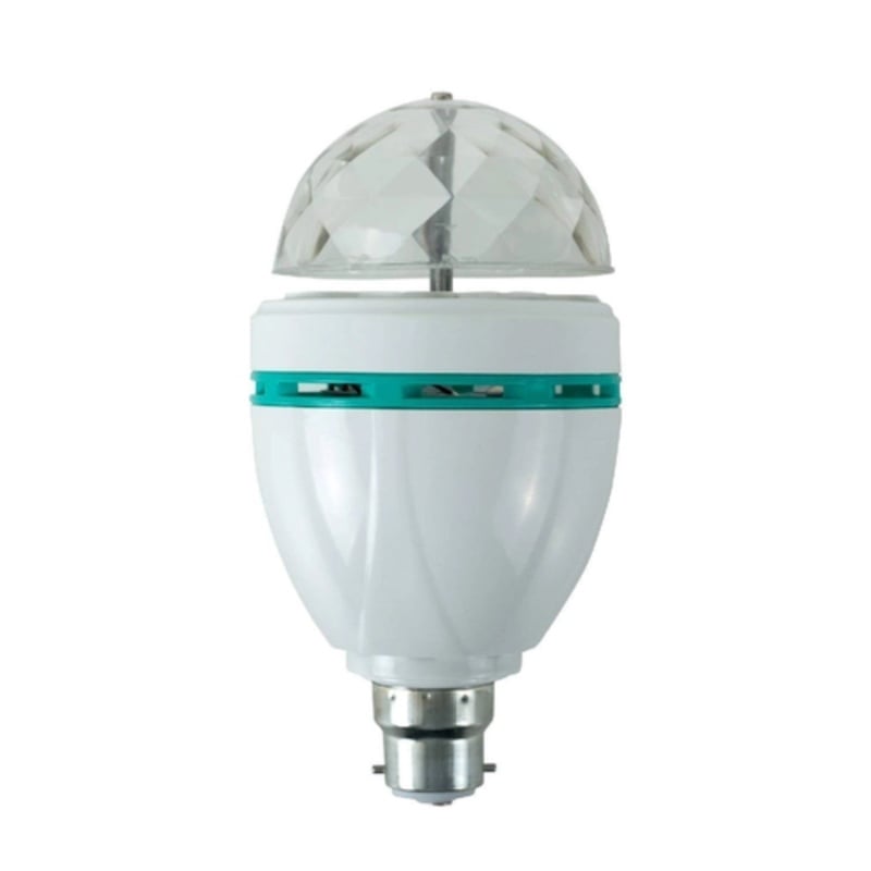 Picture of 360 Degree LED Rotating Bulb Magic Disco Light for Party/Home/Diwali DecorationMulticolor