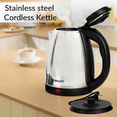 Picture of Water Kettle Stainless Steel Electric Heat 1.5LitersMulticolor