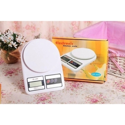 Picture of Electronic Kitchen Scale Machine, Digital LCD Display,10 Kg 10,000Gm,SF-400White