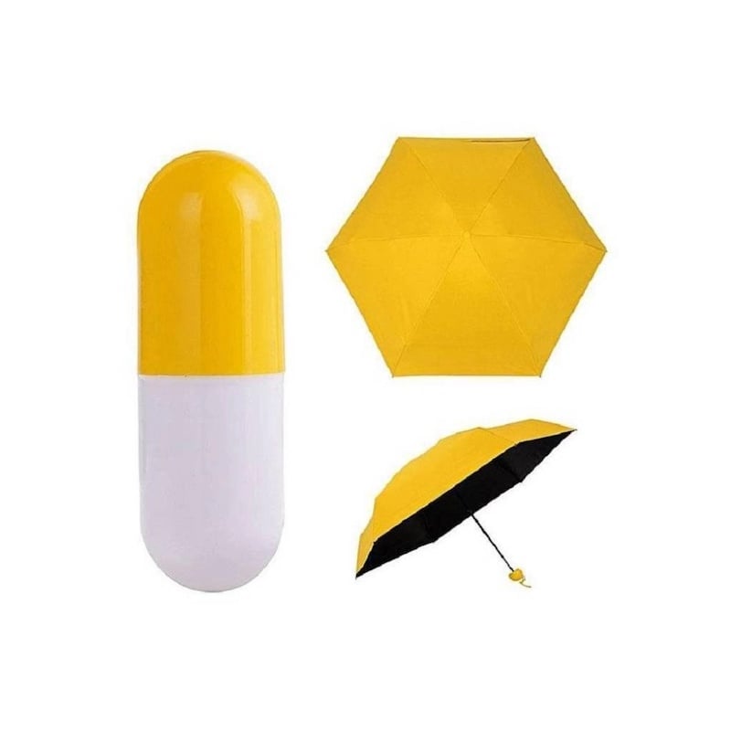 Picture of Capsule Umbrella with Folding Cute Capsule Case - 7" MiniMulticolor