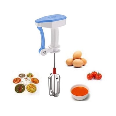 Picture of Power Free Hand Blender Stainless Steel for Egg & Cream Beater, Milkshake, Lassi, Butter Milk Mixer Maker - Kitchen AccessoriesMulticolor