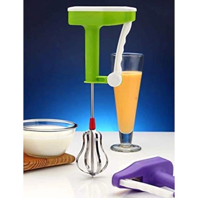 Picture of Power Free Hand Blender Stainless Steel for Egg & Cream Beater, Milkshake, Lassi, Butter Milk Mixer Maker - Kitchen AccessoriesMulticolor