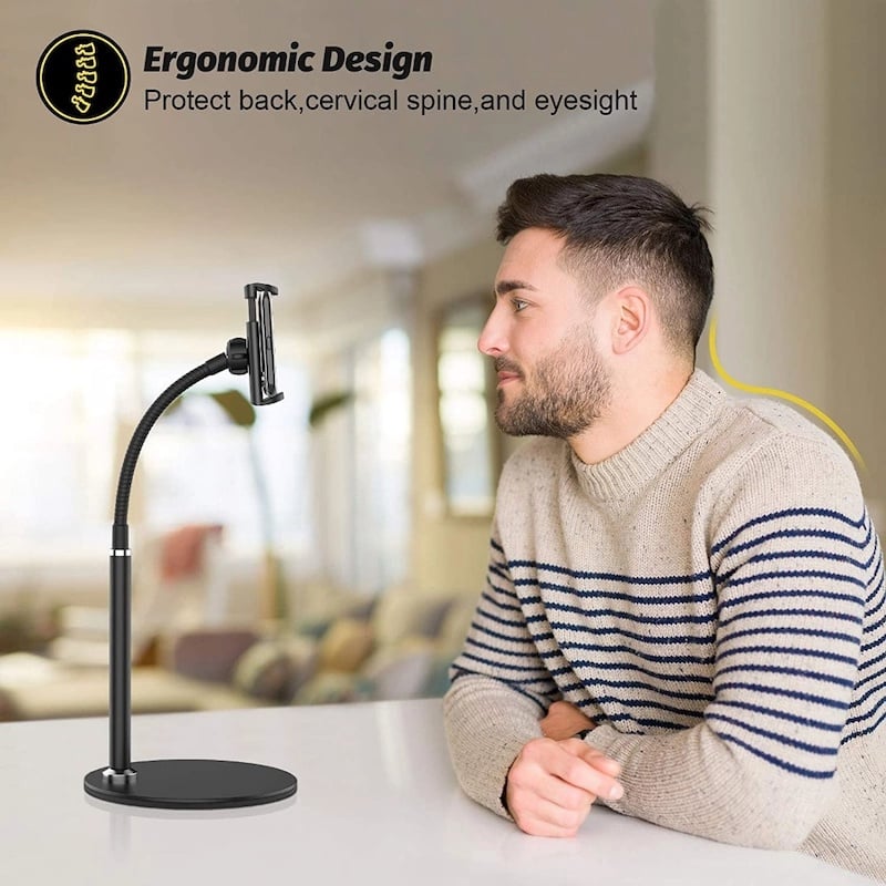 Picture of Universal Mobile Phone Stand Holder 35CM Desk Table Vocal Stents Bracket for Flexible Arm For Desktop Video Frame Mobile Phone Holders -- Aluminum Magnesium AlloyMulticolor