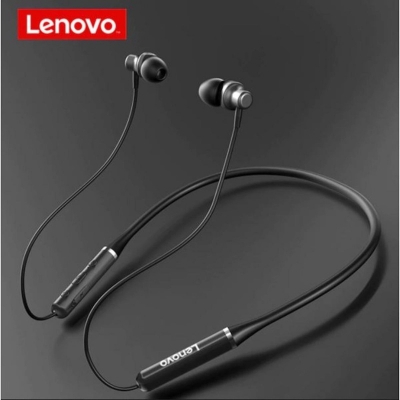Picture of Lenovo HE05 Bluetooth 5.0 Neckband Earphone Wireless Stereo Sports Magnetic Headphones Sports Running IPX5 Waterproof Headset - Bluetooth Headphone - Bluetooth HeadphoneMulticolor