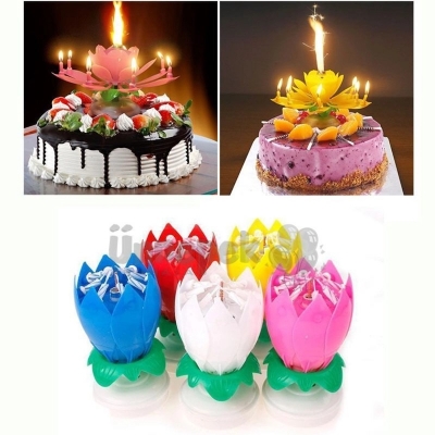 Picture of Happy birthday music candleMulticolor