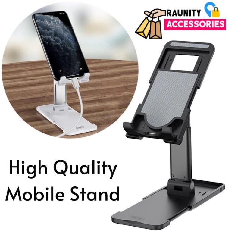 Picture of Portable Adjustable Aluminum Alloy Desktop Telescopic Holder Bracket - Phone Stand - Mobile StandMulticolor