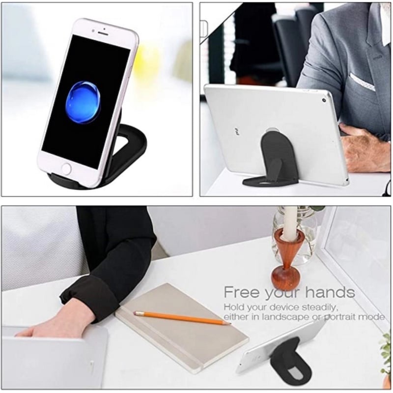 Picture of Cell Phone Stand Portable Foldable Desktop Mobile Phone Holders Adjustable Universal Multi-Angle Cradle for TabletMulticolor