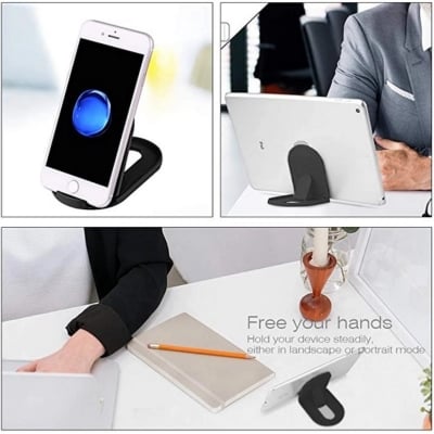Picture of Cell Phone Stand Portable Foldable Desktop Mobile Phone Holders Adjustable Universal Multi-Angle Cradle for TabletMulticolor