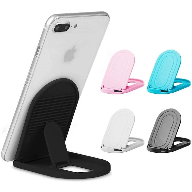 Picture of Cell Phone Stand Portable Foldable Desktop Mobile Phone Holders Adjustable Universal Multi-Angle Cradle for TabletMulticolor