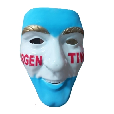 Picture of ShopXten ShopXten Joker Face with for Party- Vendetta/Clown Face with Hair Multicolor 
