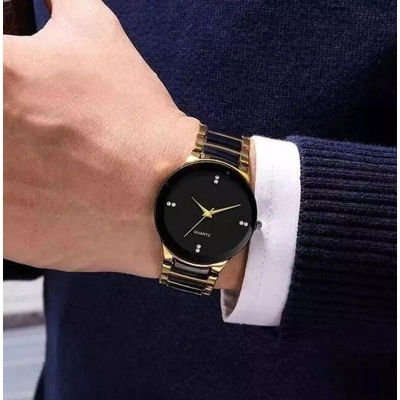 Picture of Analogue Wrist Watch for Men - Multicolor Gold