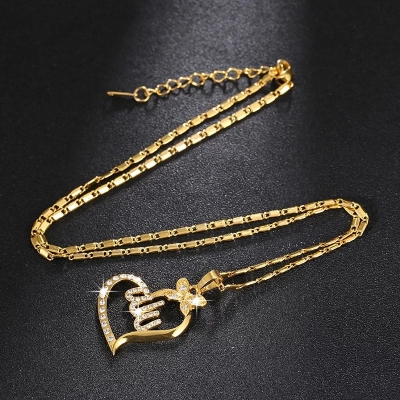 Picture of Love Lokcet Chain  For Women Gold Adjustable