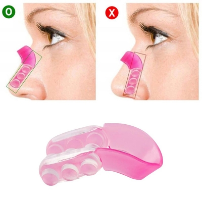 Picture of Soft Silicone Shape The Nose Shape Straighten The Bridge Of The Nose Equipment Nose Care Beauty Nose Clip Nose 