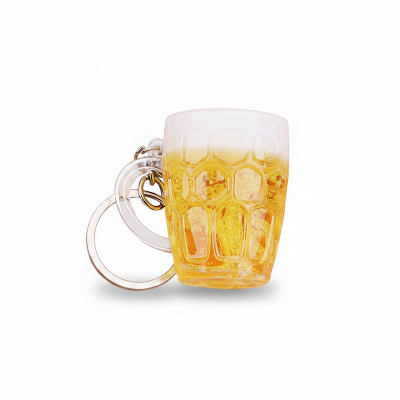 Picture of Cup Keychain For Keyring Yellow 