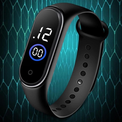 Picture of New LED Waterproof Fashion Watch For Men Black 