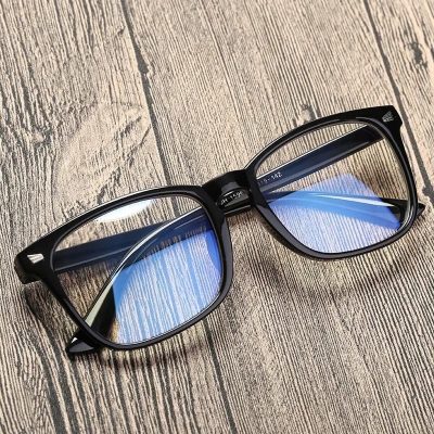 Picture of Black Frame Fashion Glasses White 