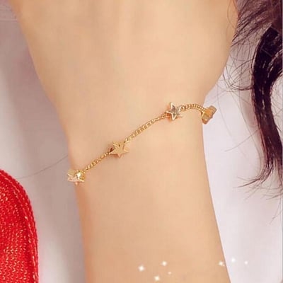 Picture of Women Star Bracelets & Bangles Gold 