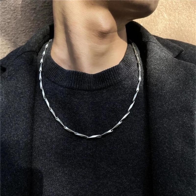 Picture of Silver Metal Chain For Men Silver 