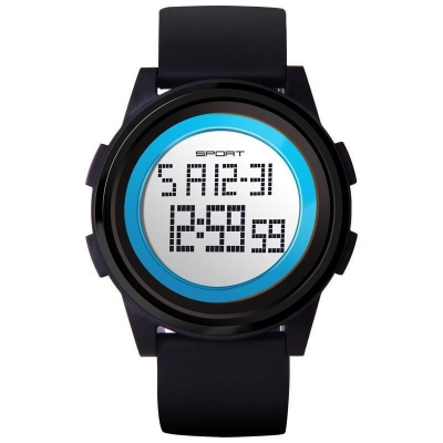 Picture of Sanda 337 Fashion Men Digital Watches Waterproof Mens watch Blue 