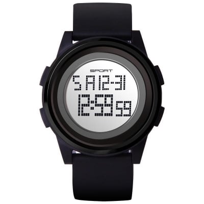 Picture of Sanda 337 Fashion Men Digital Watches Waterproof Mens watch Black 