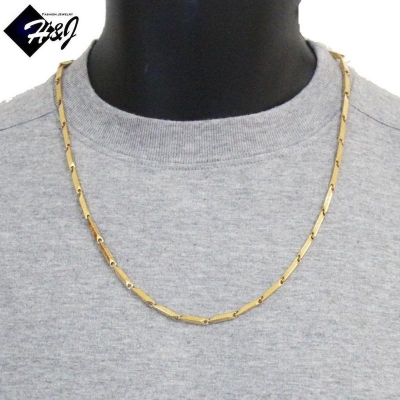 Picture of Men Fashion Jewellery Stainless Steel Chain Necklaces Golden 