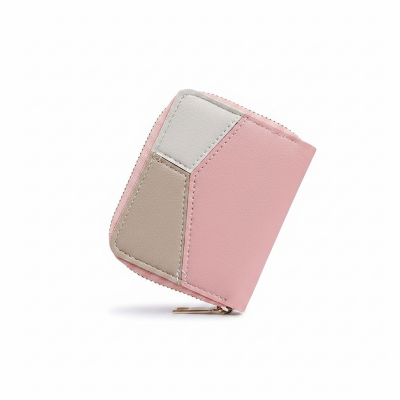 Picture of Wallet for Women Cute Leather Coin Purse for Girls Small Tassel Card Holder Pink 