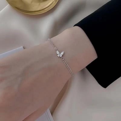 Picture of 2023 New Butterfly Bracelet For Women Silver 