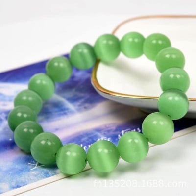 Picture of Simple Small Daisy Bracelet Crystal Sun Flower Bracelet for Women Green 