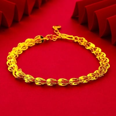 Picture of Gift for Her Gold Plated Elegant Bracelet for Women Gold 