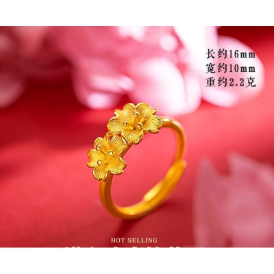 Picture of Affordable & Elegant Gold Plated Jewellery Ring Gold 