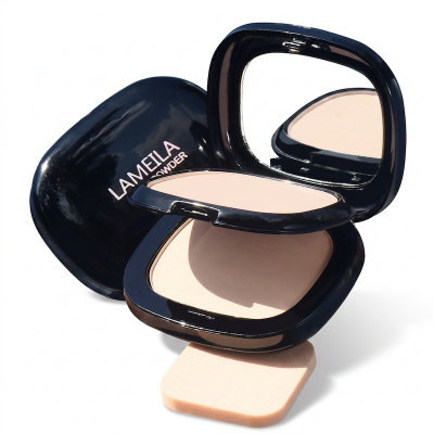 Picture of Lameila Pressed Powder Natural Color 03 Cosmetic Makeup for Women Multicolor 