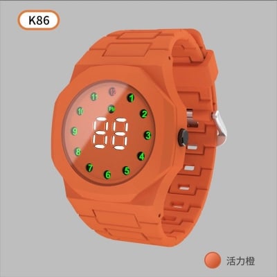 Picture of Fashion Women's Watch for Men's Sports Simple Silicone  