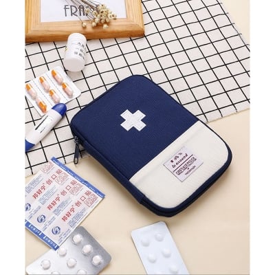 Picture of Mini Portable First Aid Bag for Travel Outdoor Emergency Kit 7x5 Inch  