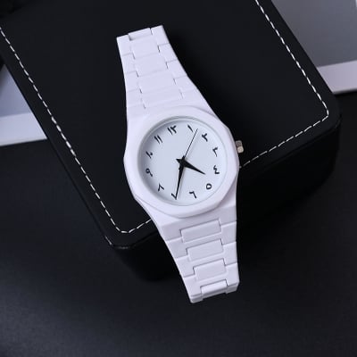 Picture of White Fashion Wrist Luxury Mens Quartz Watch  