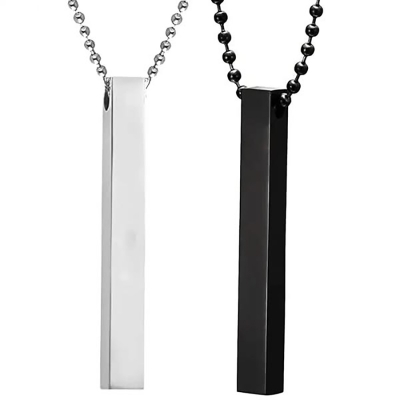 Picture of New Black Color Chain Locket for Men  
