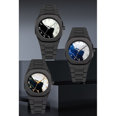 Picture of Neutral Casual High-End Quartz Men Watch Arabic Numerals Wristwatch Southeast Asia Style  