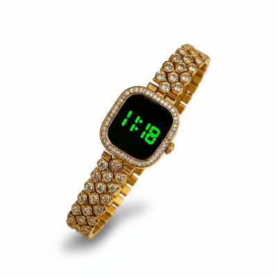 Picture of Stylish & Fashionable Elegant Mirror Quartz Ladies Watch  