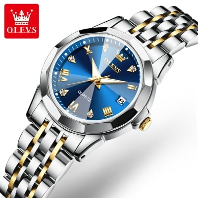 Picture of Stylish & Fashionable 9931 Elegant Rhombus Mirror Original Quartz Ladies Watch  