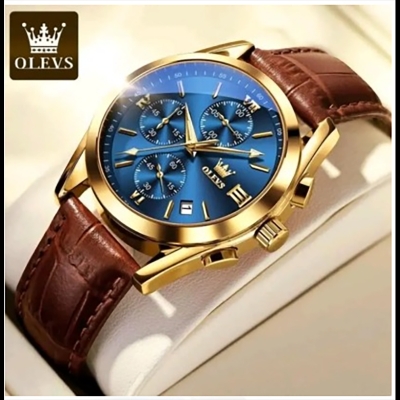 Picture of Watch For Men OLEVS Top Luxury Leather Analog Quartz Fashionable Watch  